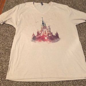 Watercolor Cinderella’s Castle T-shirt Disney